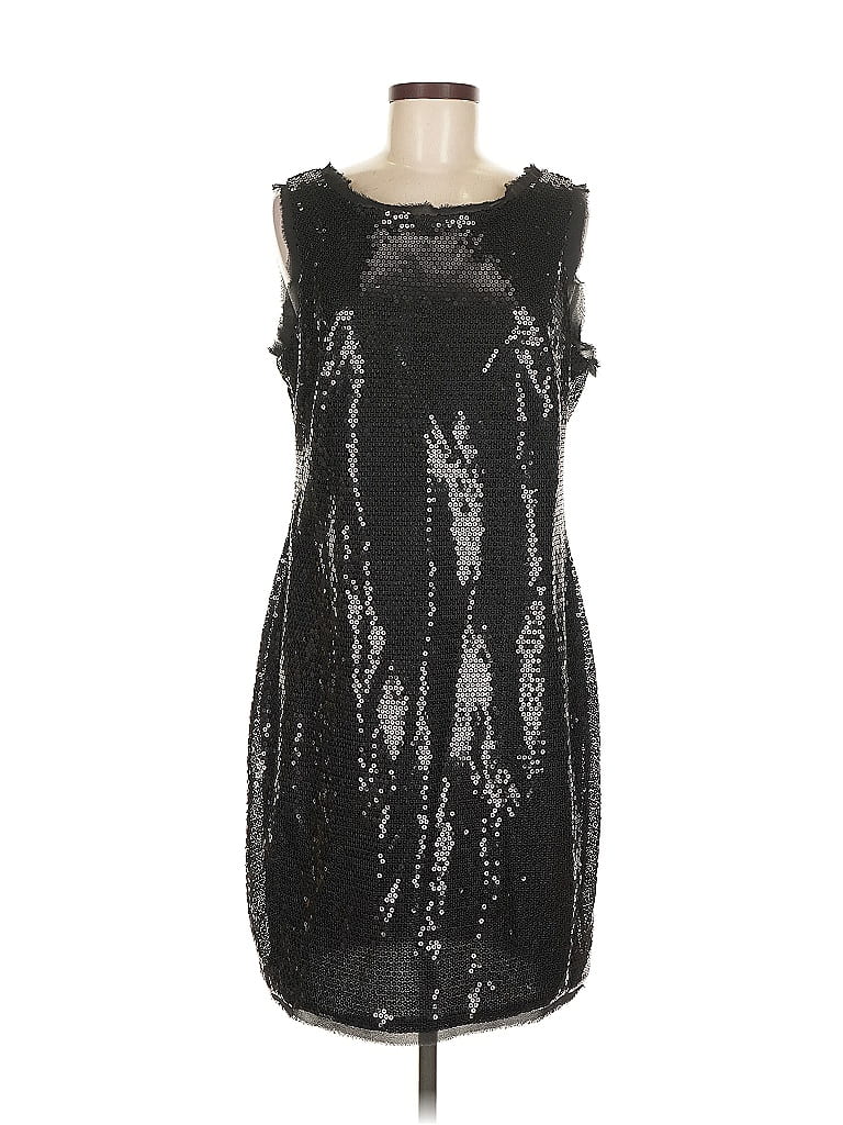 Pre-owned Cynthia Rowley Tjx Cocktail Dress In Silver