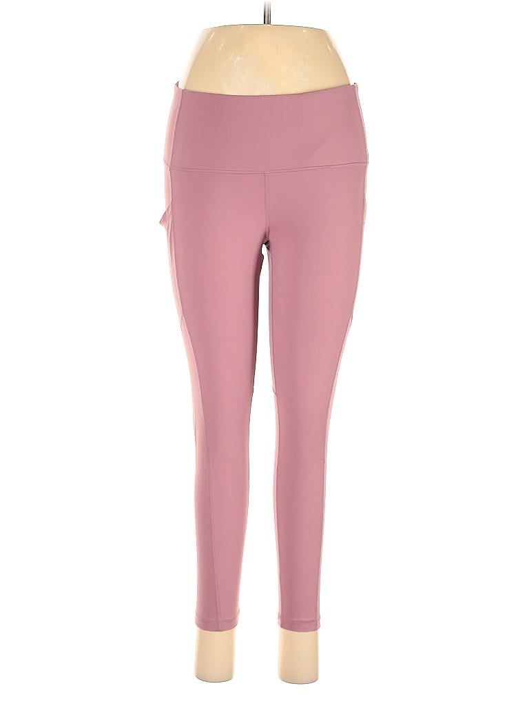 Pre-owned Yogalicious Active Pants In Pink