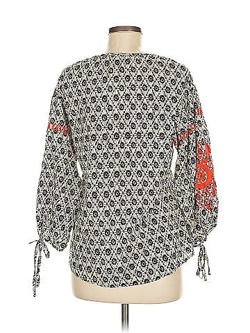 Solitaire 3/4 Sleeve Blouse (view 2)