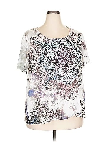 Appropriate Behavior Short Sleeve Blouse (view 1)