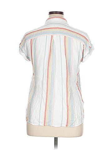 Cosmic Blue Love Short Sleeve Blouse (view 2)