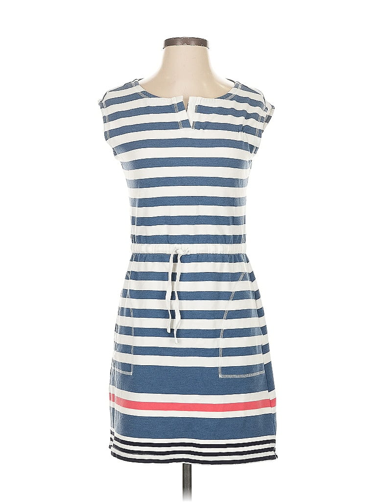 Pre-owned T By Talbots Casual Dress In Blue