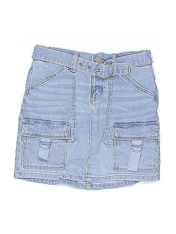 Justice Denim Skirt (view 1)