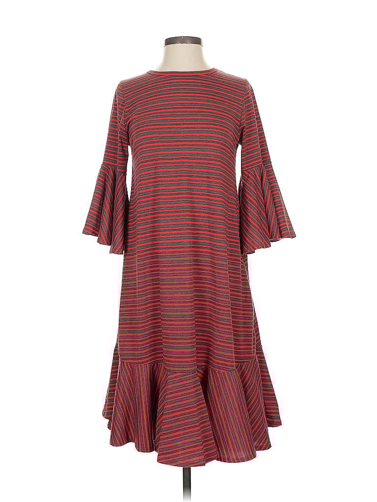 Pre-owned Lularoe Casual Dress In Red