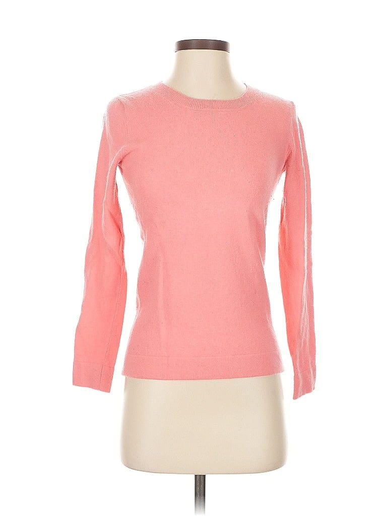 Pre-owned J.crew Factory Store Pullover Sweater In Pink
