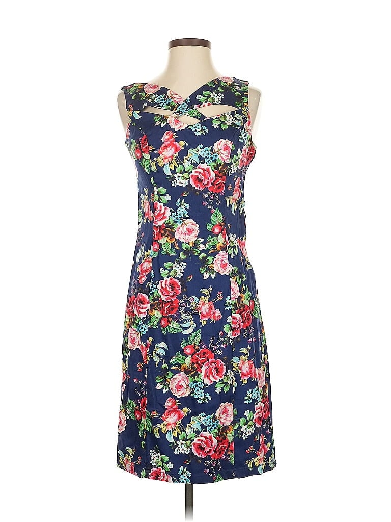 Pre-owned Assorted Brands Casual Dress In Blue