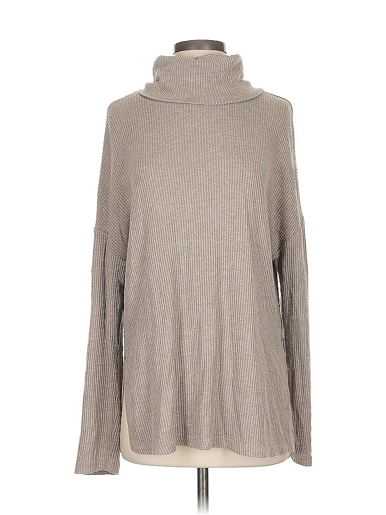 Pre-owned Sanctuary Turtleneck Sweater In Brown