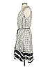 Peter Som 100% Polyester Graphic Gray Casual Dress Size XS - photo 5