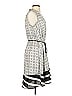 Peter Som 100% Polyester Graphic Gray Casual Dress Size XS - photo 4