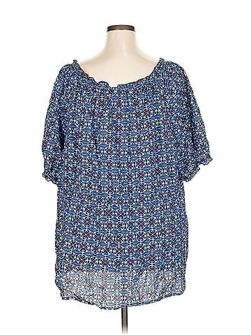 Liz & Me Short Sleeve Blouse (view 2)