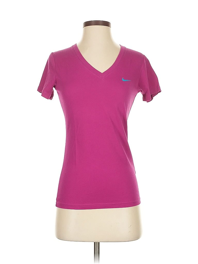 Pre-owned Nike Active T-shirt In Purple