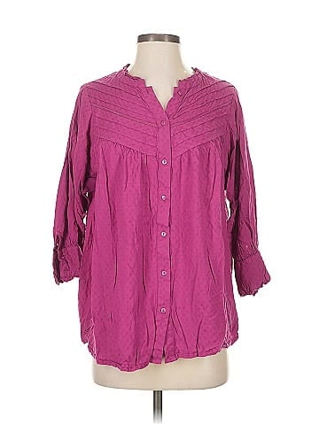 TU 3/4 Sleeve Button-Down Shirt (view 1)