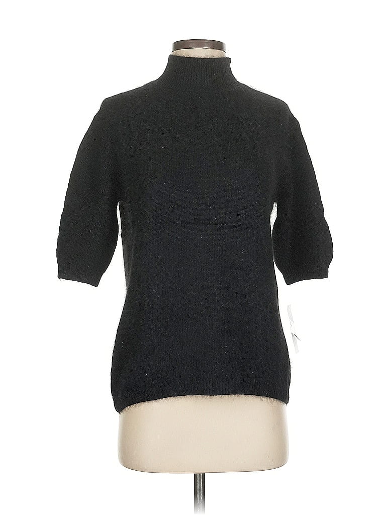 Pre-owned Sarah Spencer Turtleneck Sweater In Black