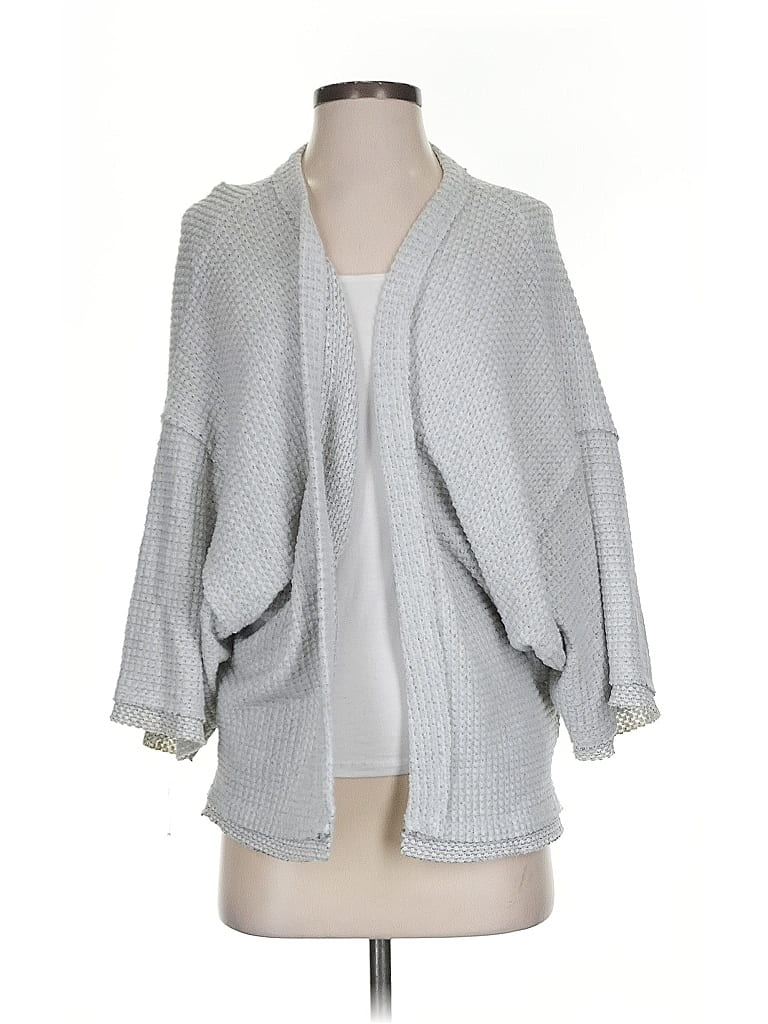 Pre-owned Maeve By Anthropologie Cardigan Sweater In Gray