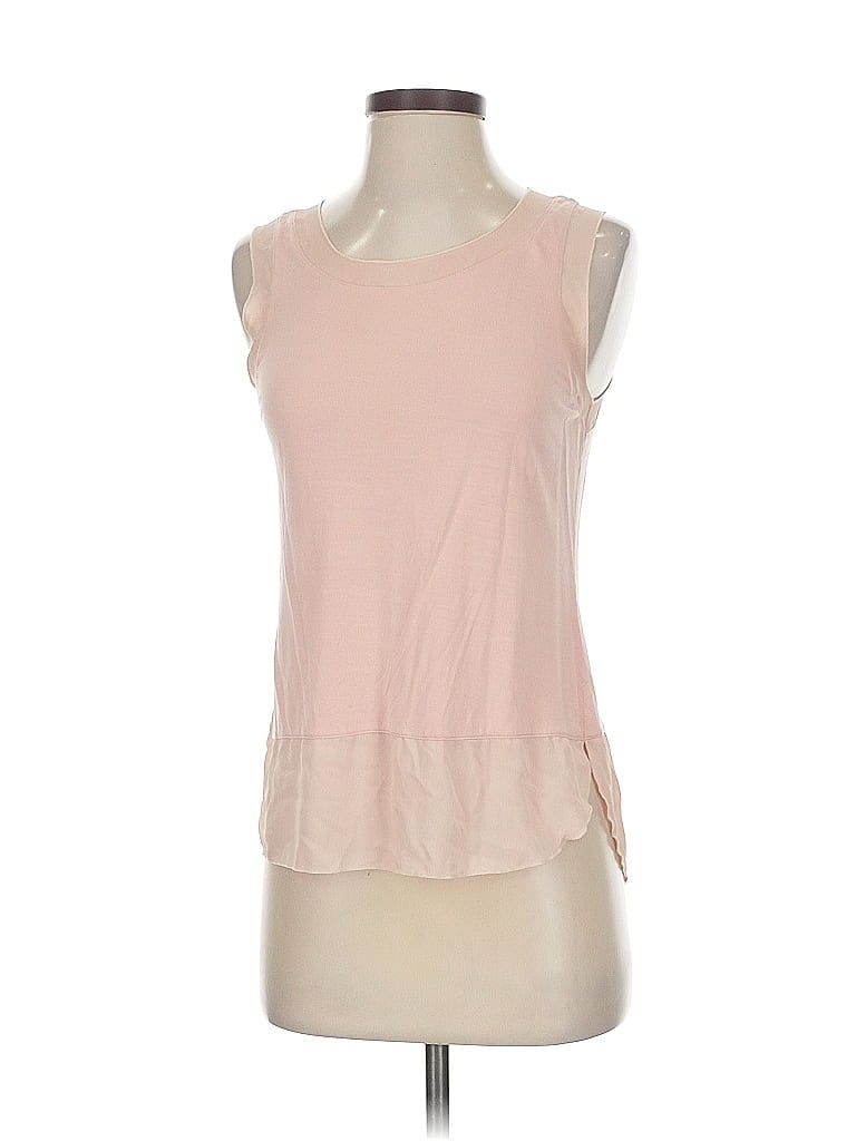 Pre-owned Ann Taylor Loft Sleeveless T-shirt In Pink