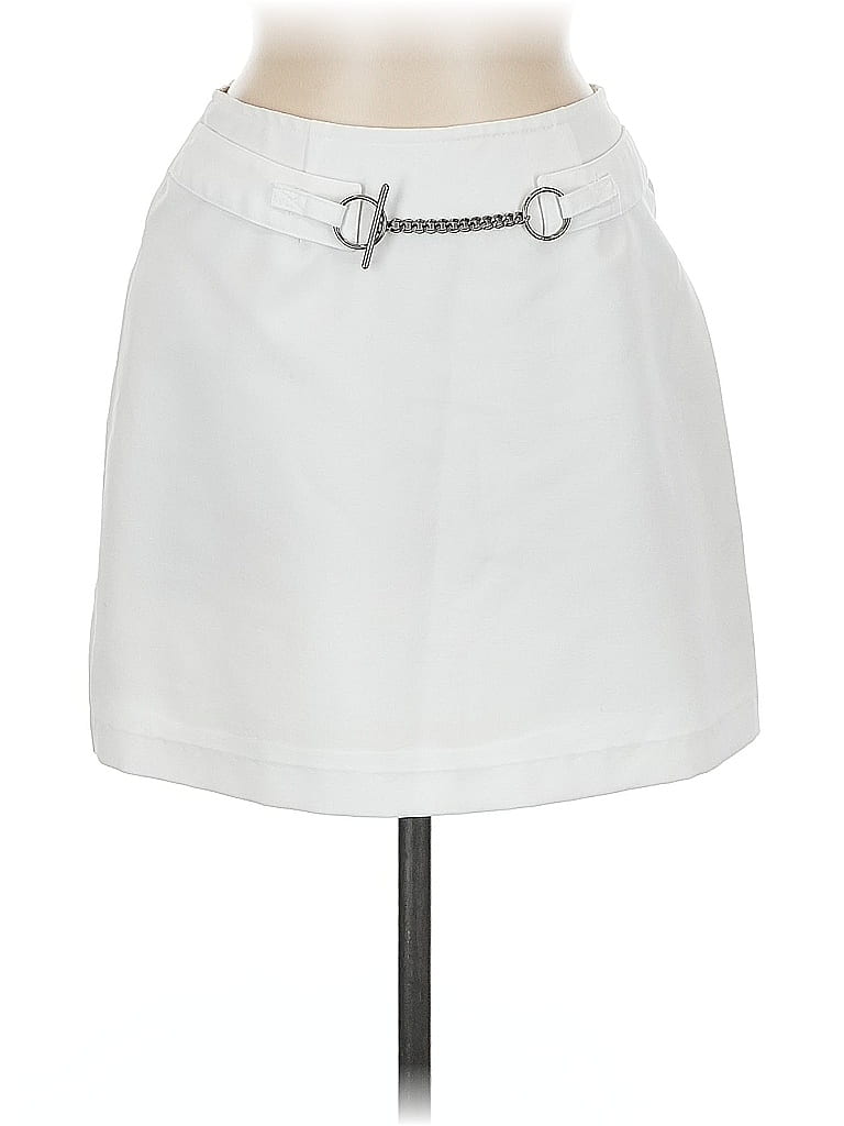 Pre-owned Express Casual Skirt In White