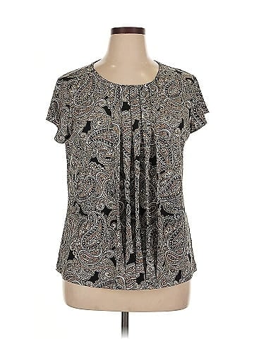 Liz Claiborne Career Short Sleeve T-Shirt (view 1)