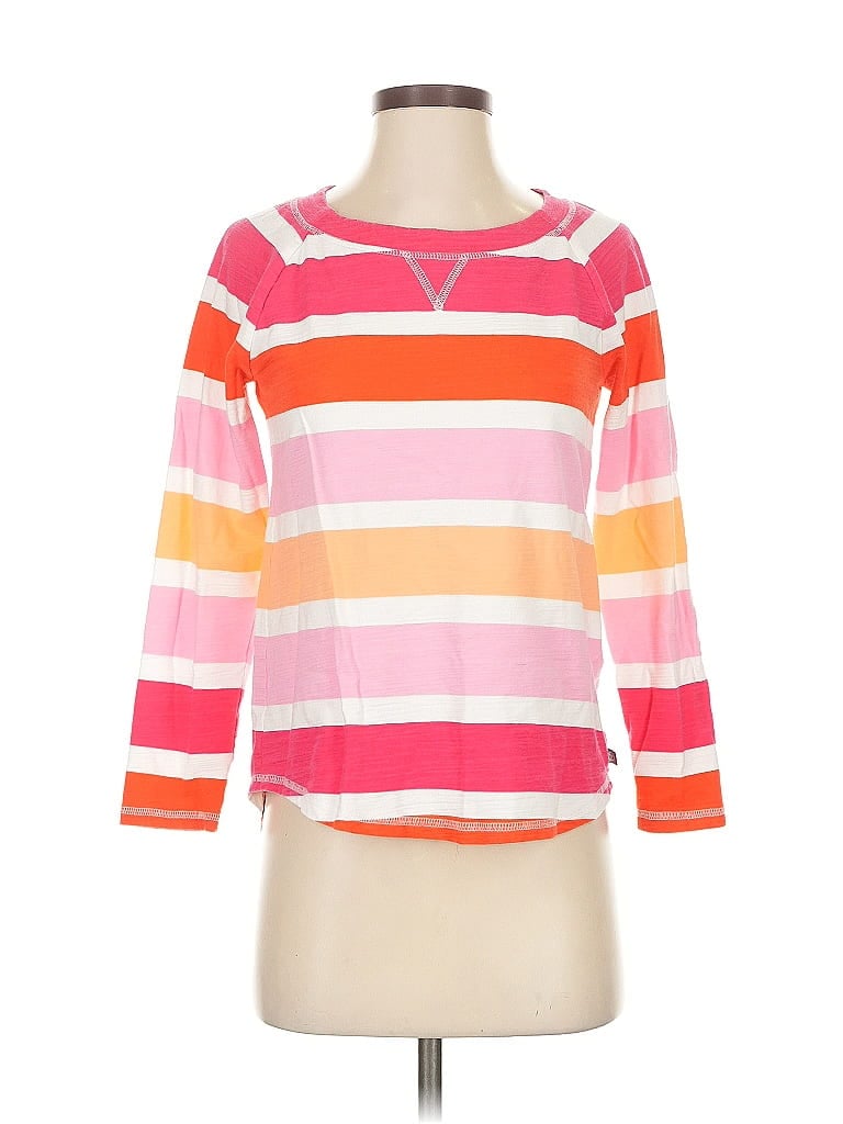 Pre-owned T By Talbots 3/4 Sleeve T-shirt In Red