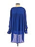 Christin Michaels 100% Polyester Blue Long Sleeve Blouse Size S - photo 2