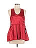 Erin Fetherston Red Sleeveless Blouse Size 9 - photo 1