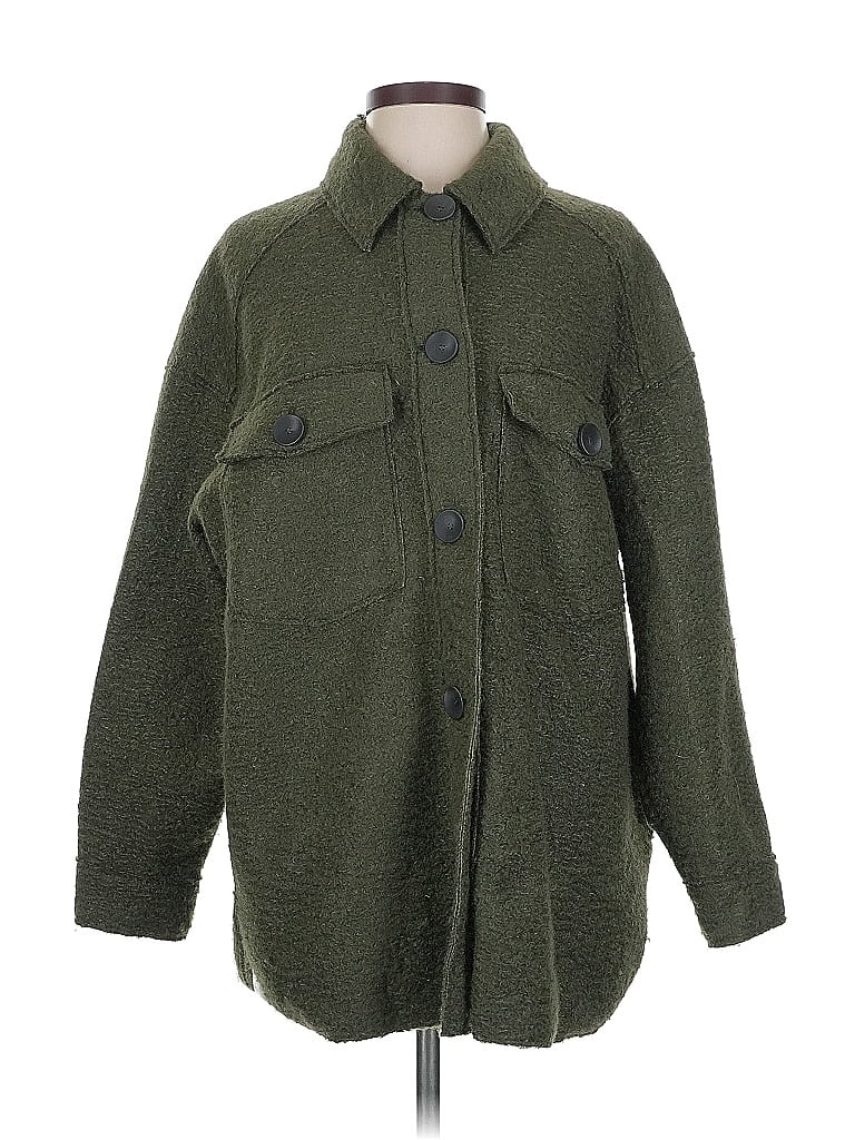 Click to view more detailed imagery on our partner's website Pre-owned Zara Cardigan Sweater In Green