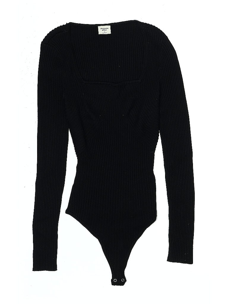 Pre-owned Abercrombie & Fitch Bodysuit In Black