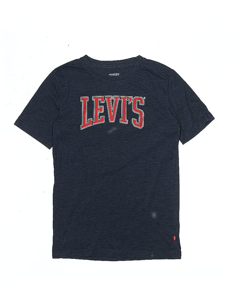 Click to view more detailed imagery on our partner's website Pre-owned Levi's Kids' Short Sleeve T-shirt In Blue