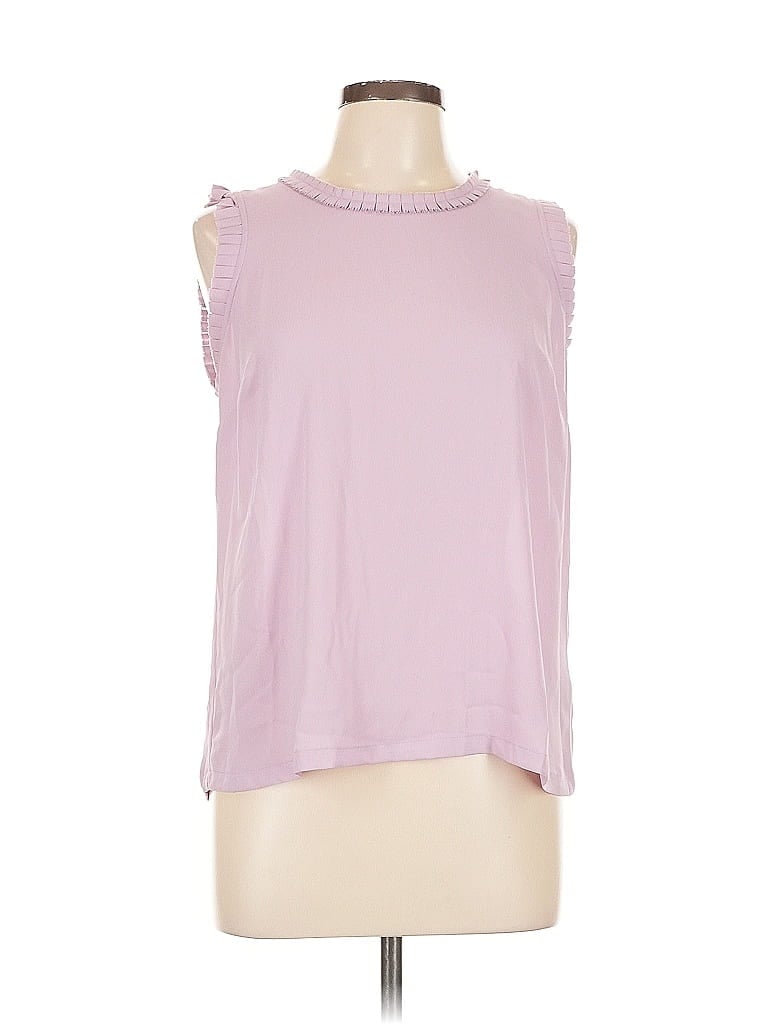 Pre-owned J.crew Factory Store Sleeveless Blouse In Pink