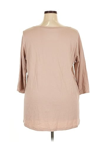 Jones New York 3/4 Sleeve T-Shirt (view 2)