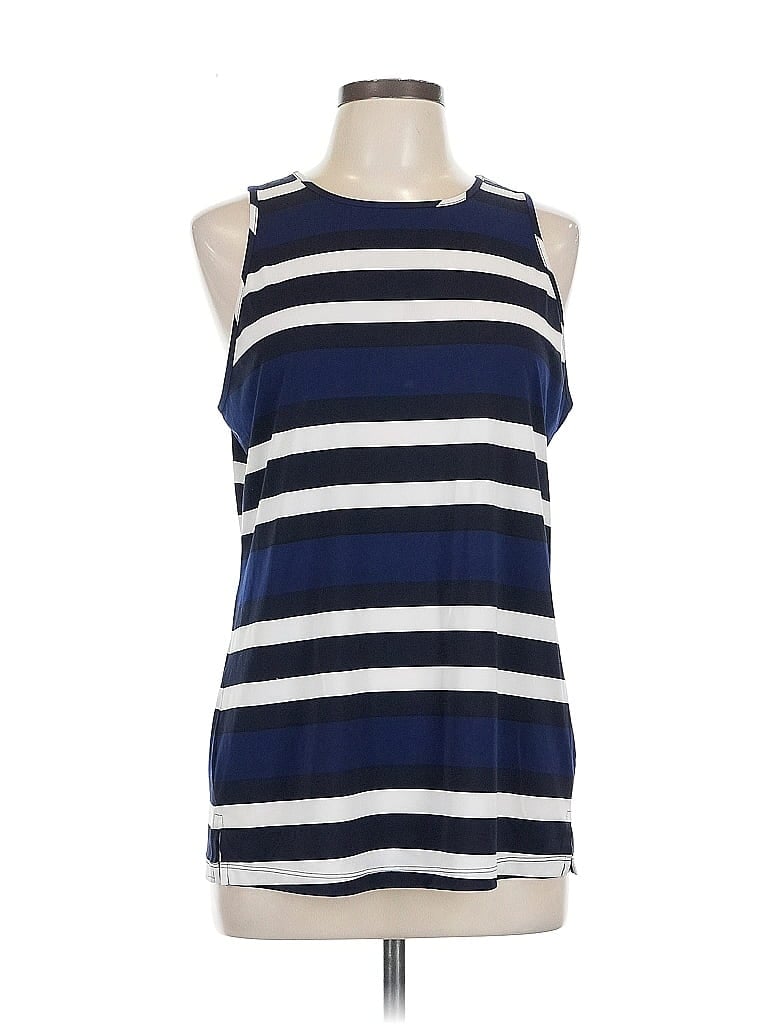 Pre-owned Banana Republic Sleeveless Blouse In Blue