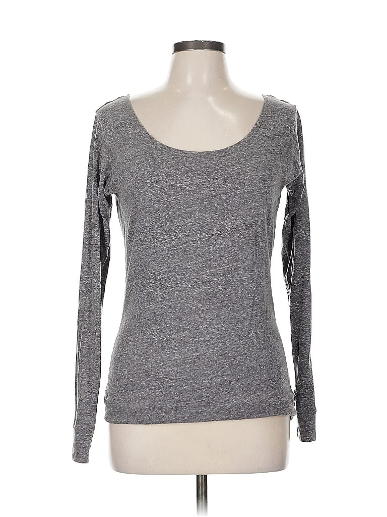 Pre-owned Avia Long Sleeve T-shirt In Gray