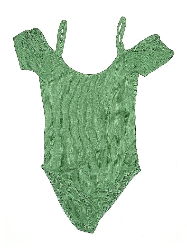 Pre-owned Out From Under Bodysuit In Green