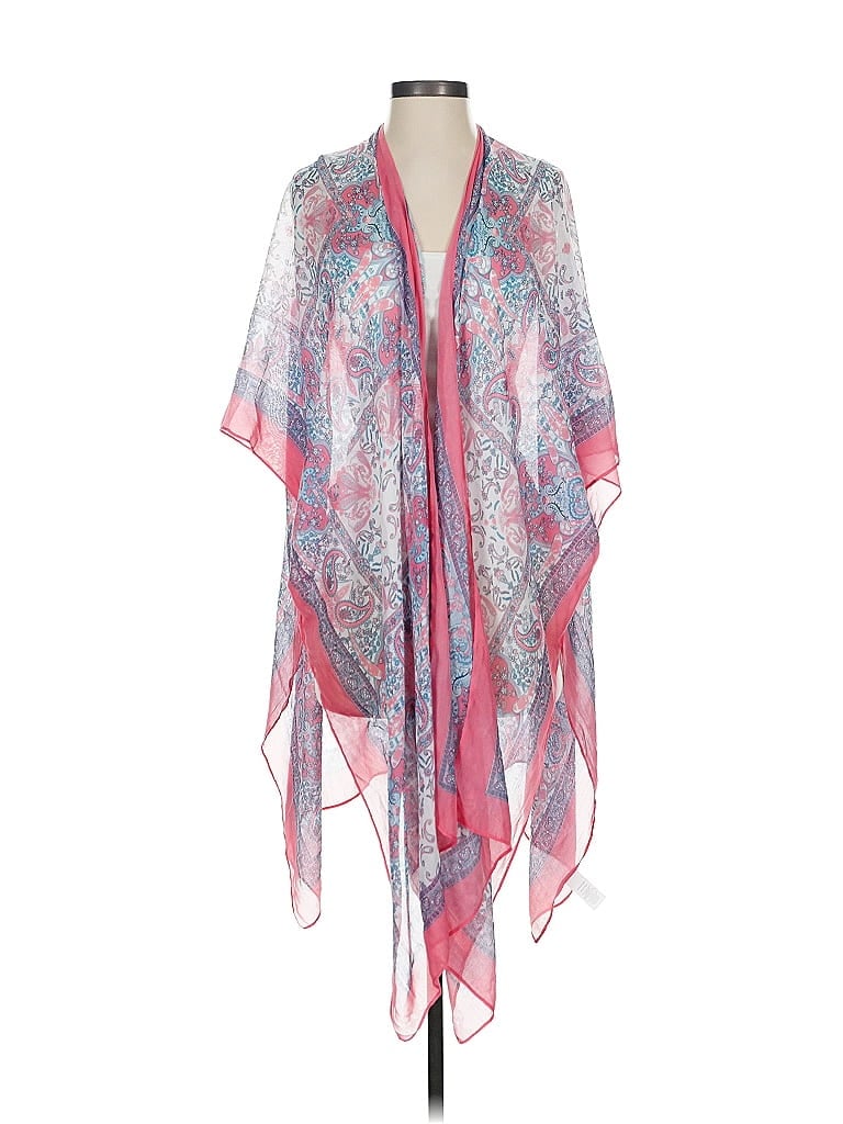 Pre-owned Moss Rose Kimono In Pink