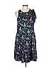 Thakoon Collective 100% Polyester Paisley Blue Casual Dress Size 12 - photo 1