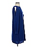 Slate & Willow Solid Blue Casual Dress Size 4 - photo 4