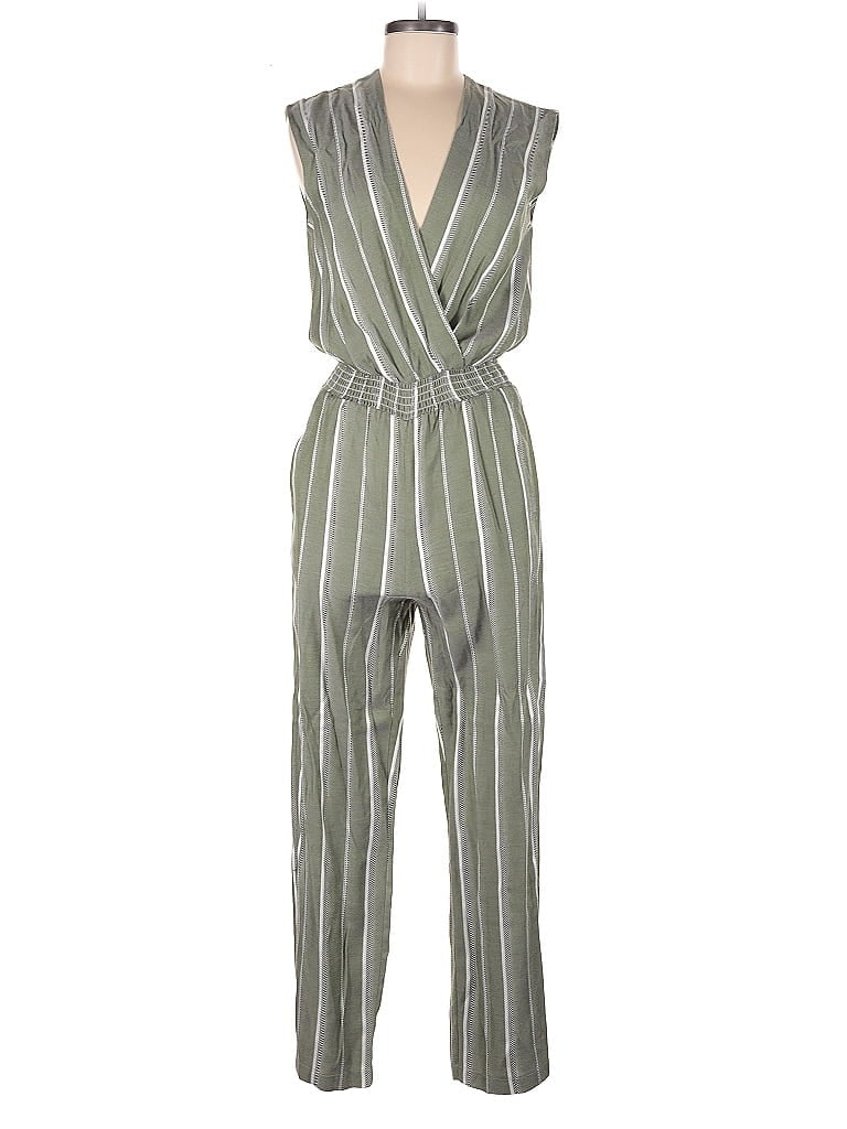 Pre-owned Maje Jumpsuit In Green