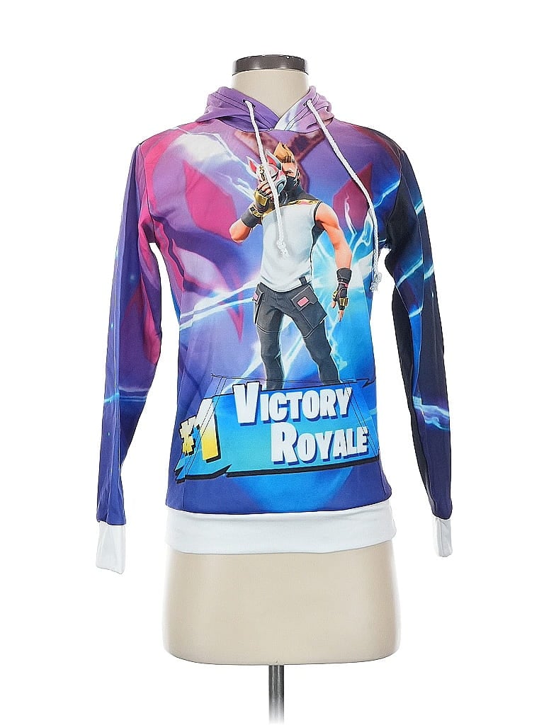 Pre-owned Unbranded Pullover Hoodie In Blue