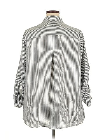 Velvet Heart 3/4 Sleeve Button-Down Shirt (view 2)