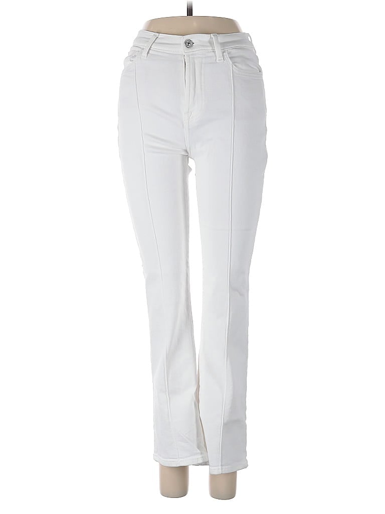 Pre-owned 7 For All Mankind Jeans In White