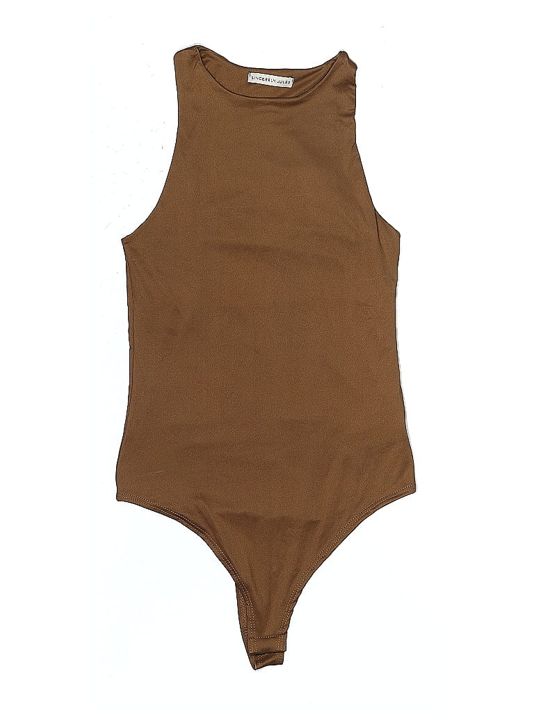 Pre-owned Sincerely Jules Bodysuit In Brown