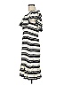 Halston Heritage 100% Polyester Stripes Ivory Casual Dress Size 6 - photo 5