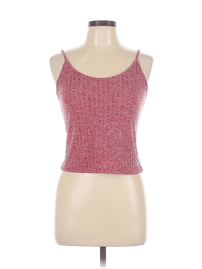 Pre-owned Unbranded Tank Top Red Strapless Neckline Tops
