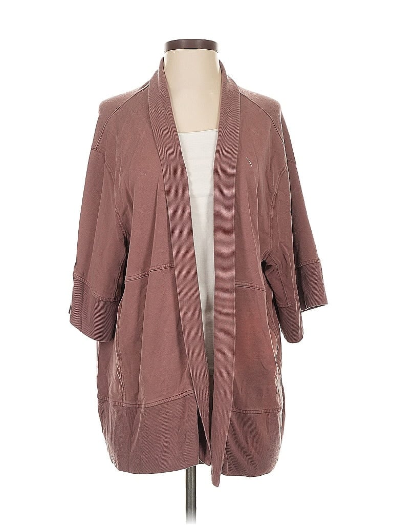 Pre-owned Athleta Kimono In Brown