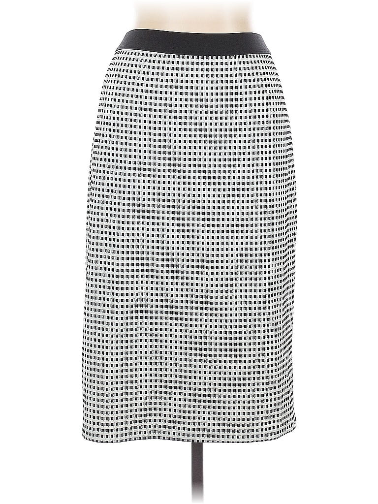 Pre-owned Alfani Formal Skirt In White