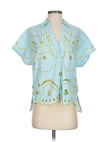 Maeve by Anthropologie Short Sleeve Blouse (view 1)