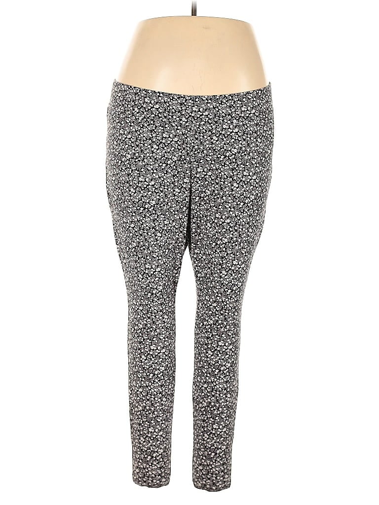 Click to view more detailed imagery on our partner's website Pre-owned Lands' End Leggings In Gray
