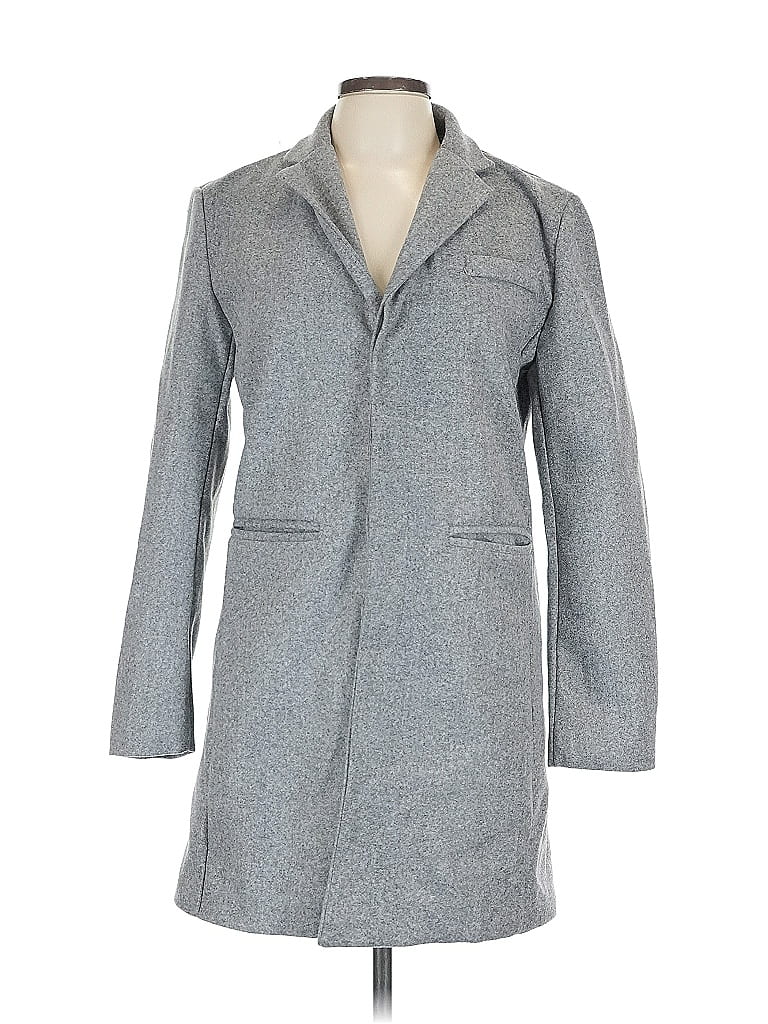 Pre-owned Unbranded Coat In Gray