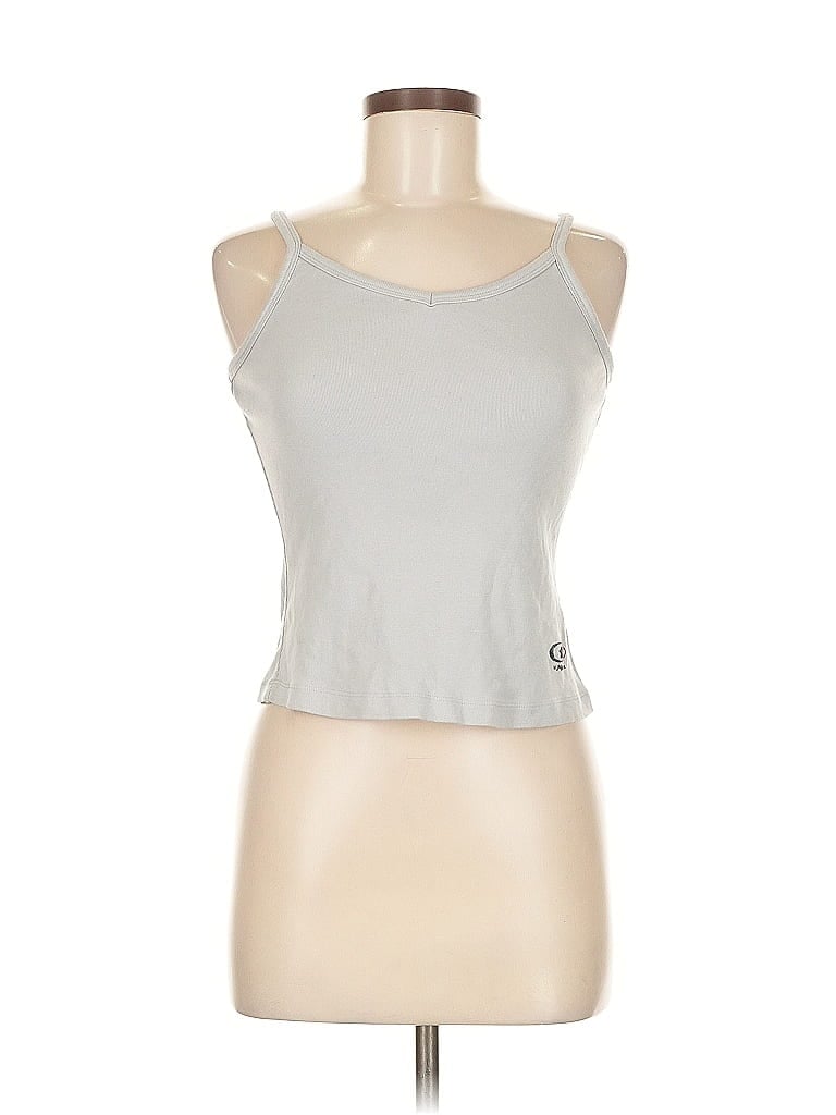 Pre-owned Assorted Brands Tank Top Gray Halter Neckline Tops