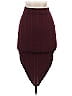 Lulus Solid Burgundy Formal Skirt Size S - photo 1