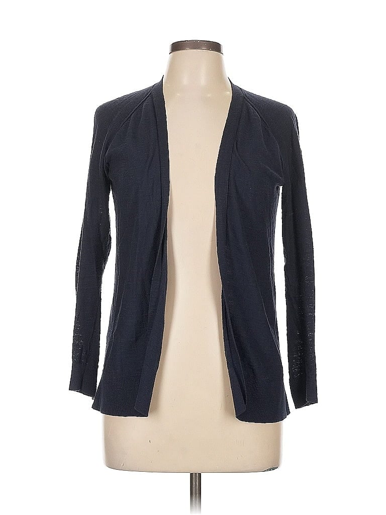 Pre-owned Ann Taylor Loft Cardigan Sweater In Blue